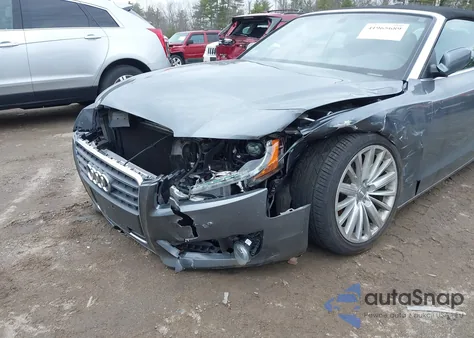 2012 Audi A5 2.0T Premium from USA, damaged, VIN WAULFAFHXCN004592